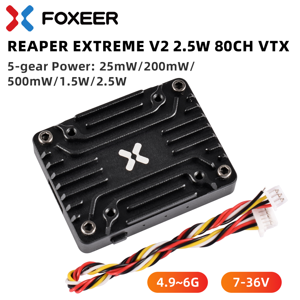 Foxeer 5.8G Reaper Extreme V2  - огляд і ціна Foxeer Reaper Extreme 2.5W Vtx